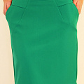 Весенняя юбка карандаш 44-50 ( зеленый, коралловый )
