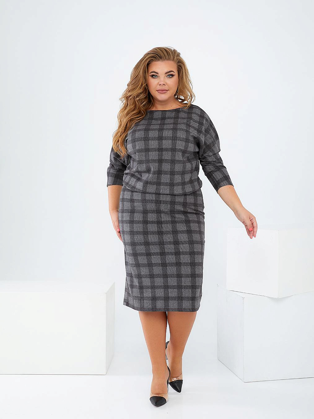 Тёплое патье в клетку